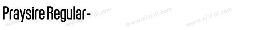 Praysire Regular字体转换 Praysire Regular字体转换
